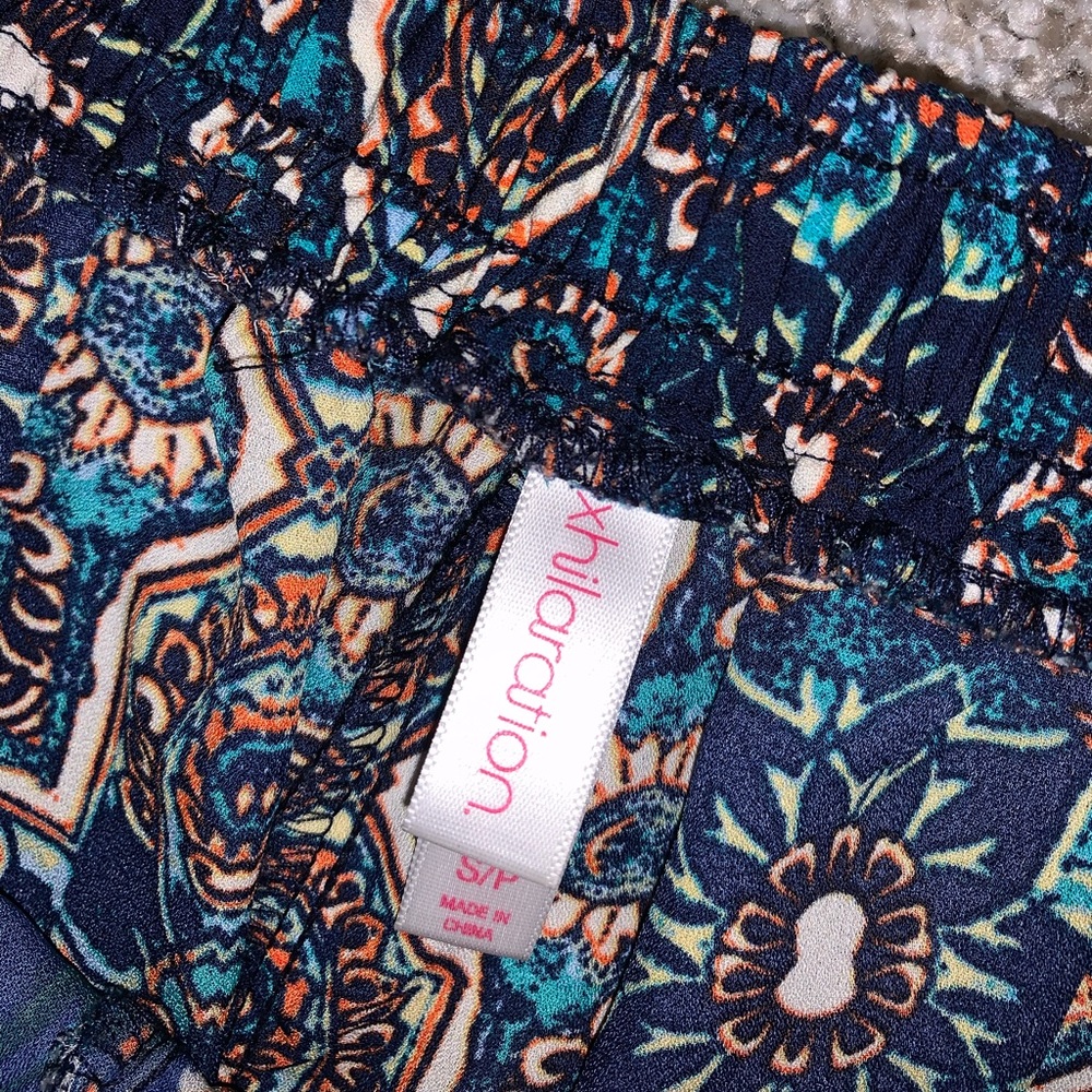 Xhilaration Blue & Orange Multicolored Shorts - Picture 4 of 5